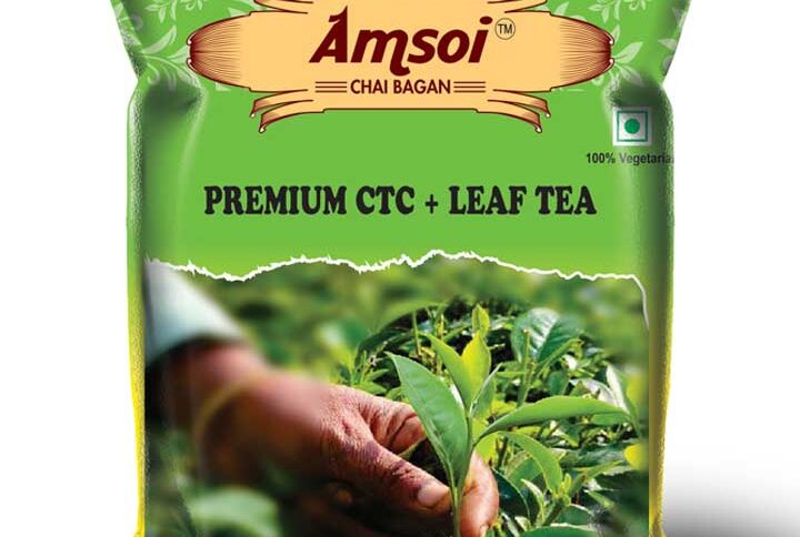Amsoi Tea Premium CTC Leaf Tea 250g Pouch w-675px H-802px - Front