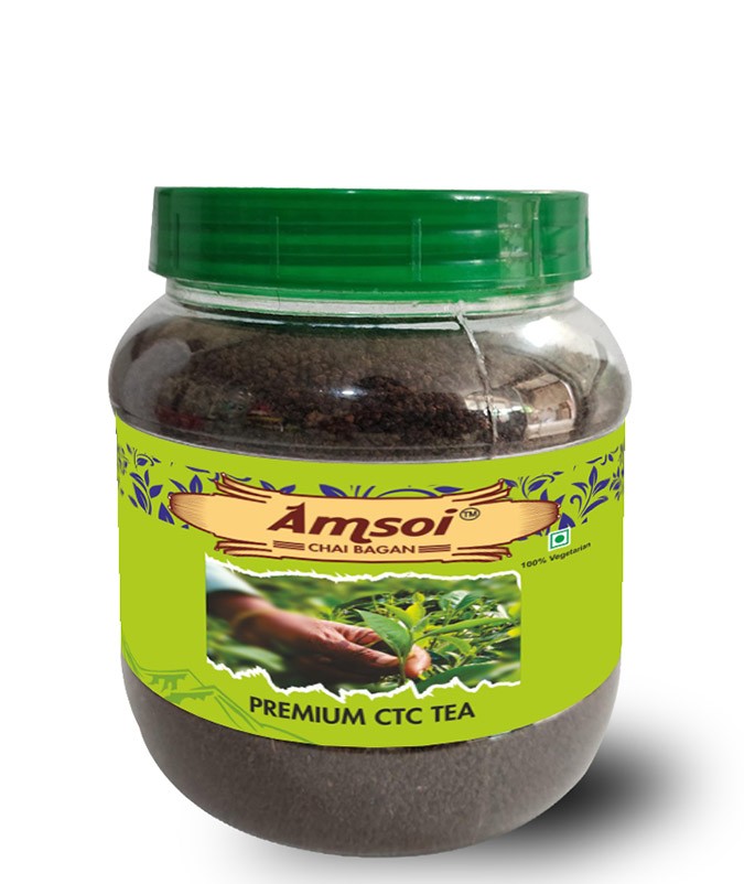 AMSOI PREMIUM CTC TEA - 250GM ROUND JAR 4
